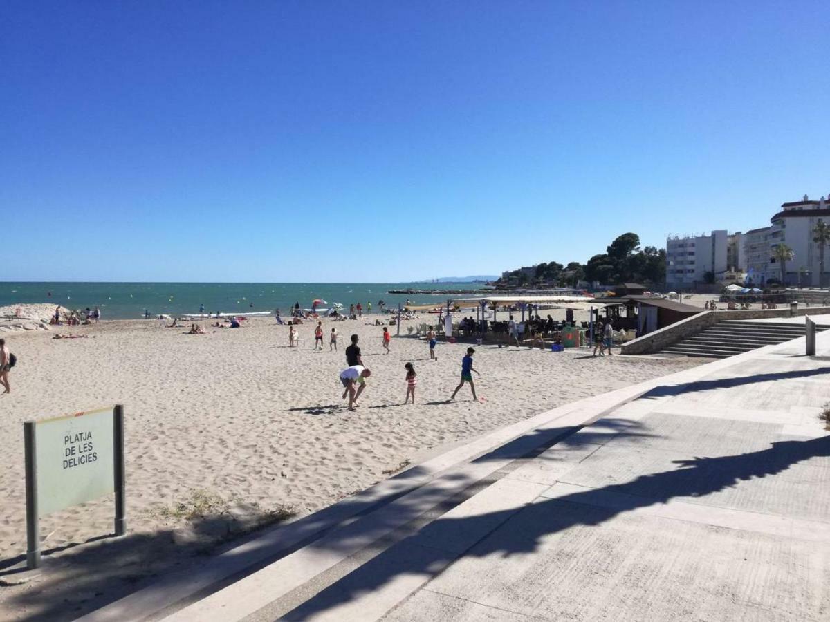 Primera Linea De Mar Con Piscina En Ebrehogar Sant Carlos de la Ràpita Exterior foto